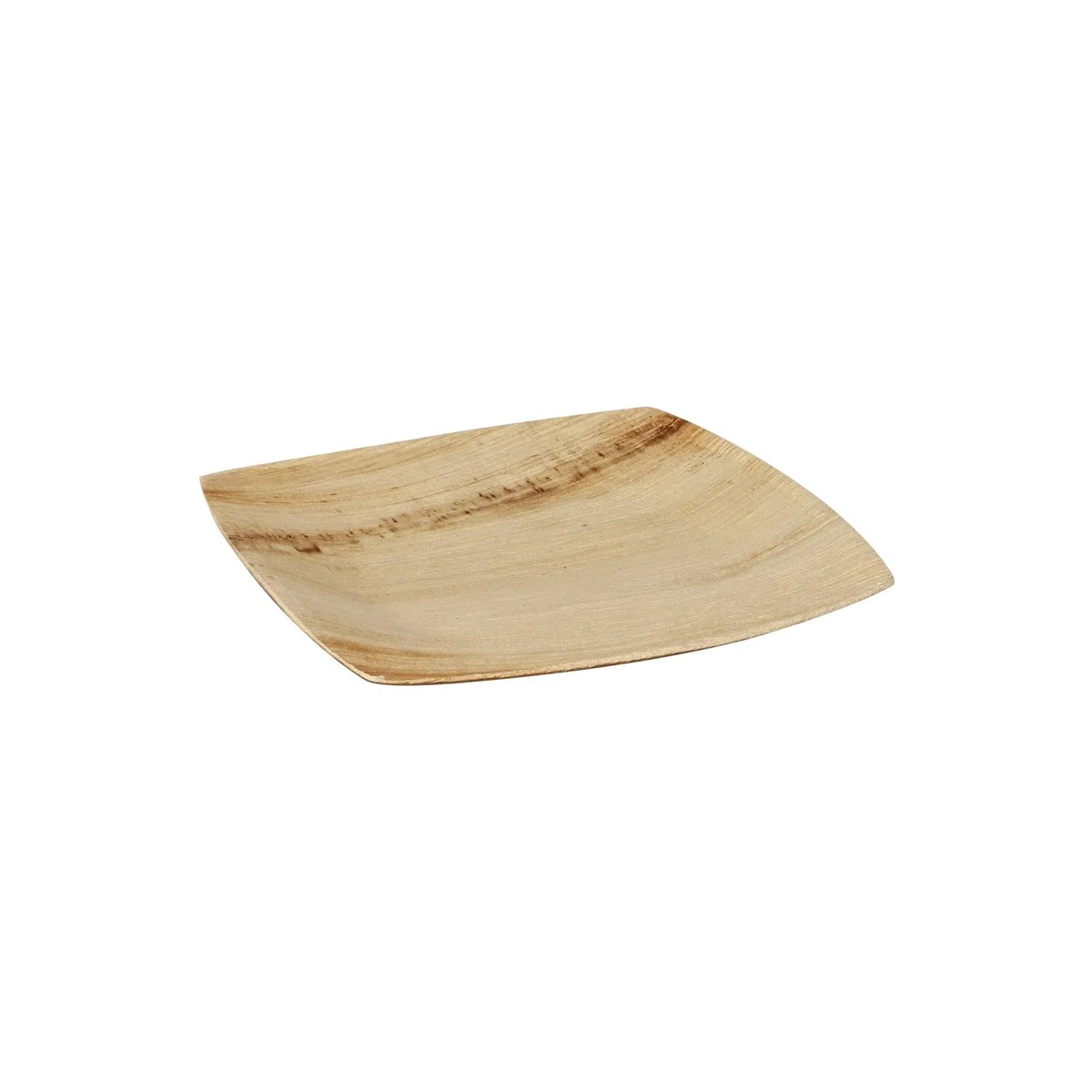 25 st Palmebladstallrikar Natur fyrkantig 18 cm
