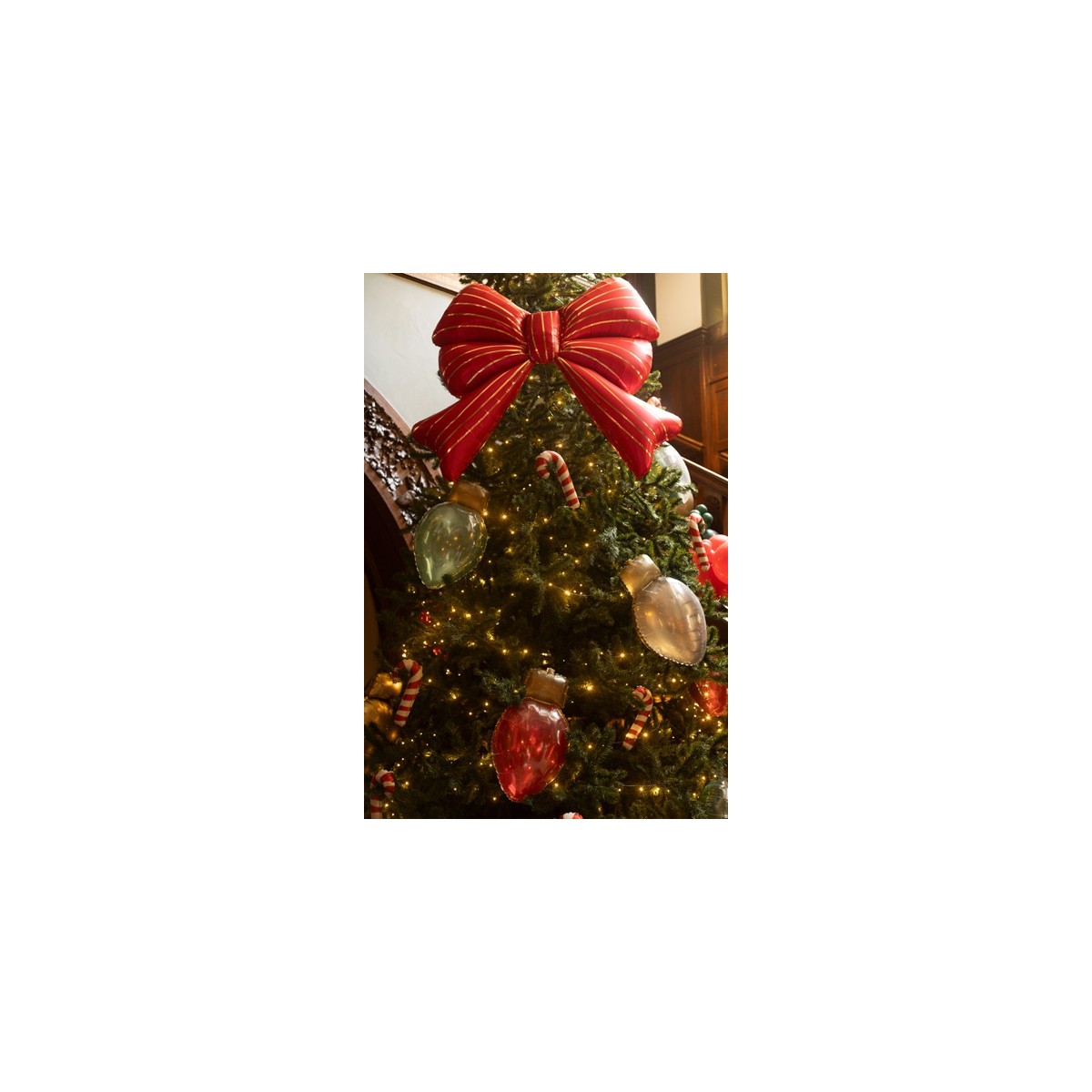 Foil balloon Bow XXL, 139x111 cm, red Foil balloon Bow XXL, 139x111 cm, red
