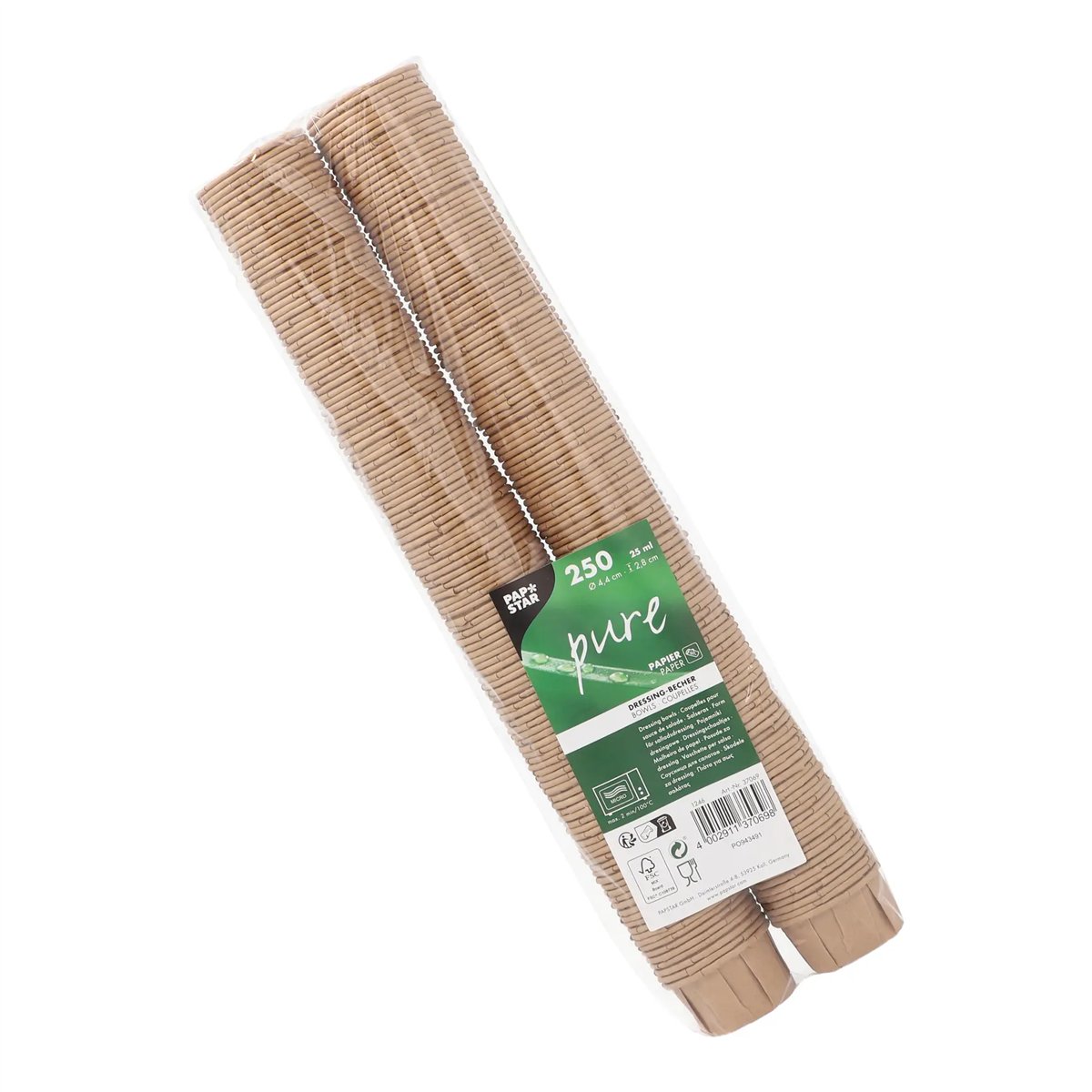 100 st Dressingb&auml;gare transparent &aring;teranv&auml;ndbara 80 ml PP