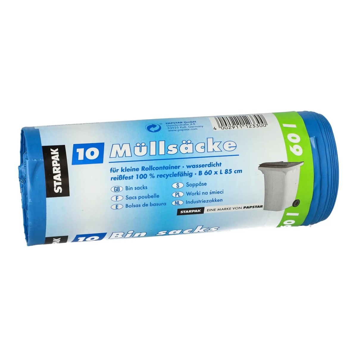 30 st Svarta Sopsäckar 60L LDPE på Rulle 70 micron 30 st Svarta Sopsäckar 60L LDPE på Rulle 70 micron