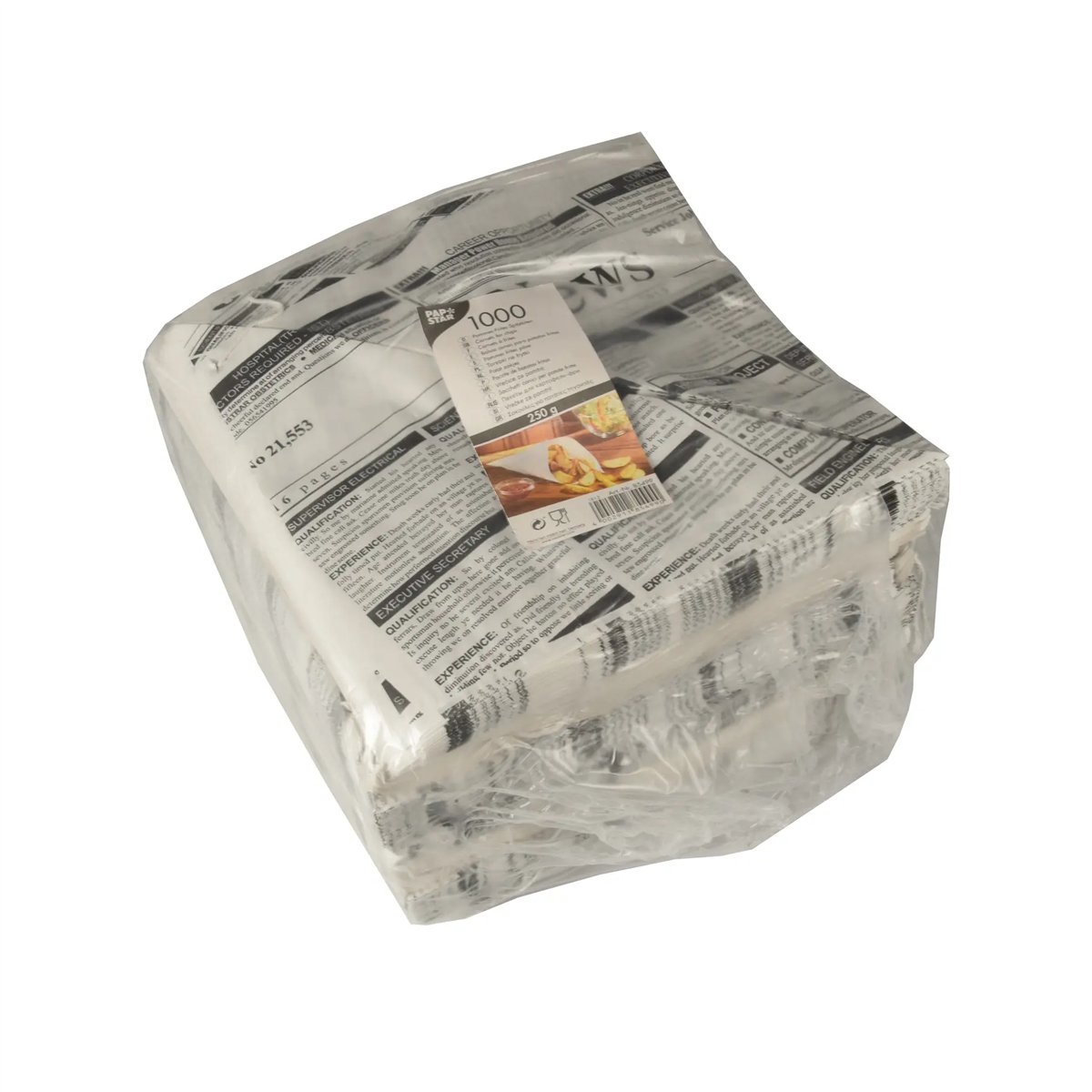 300 st Spetsstrutar svartvit tidningsdesign 325 mm 300 st Spetsstrutar svartvit tidningsdesign 325 mm