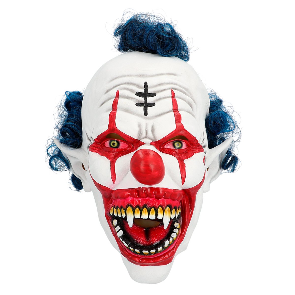 Scream Mask med huva vit och svart 18x31 cm Scream Mask med huva vit och svart 18x31 cm