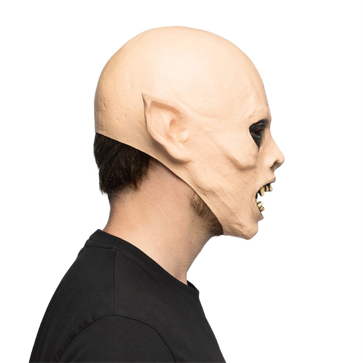 Scream Mask med huva vit och svart 18x31 cm Scream Mask med huva vit och svart 18x31 cm