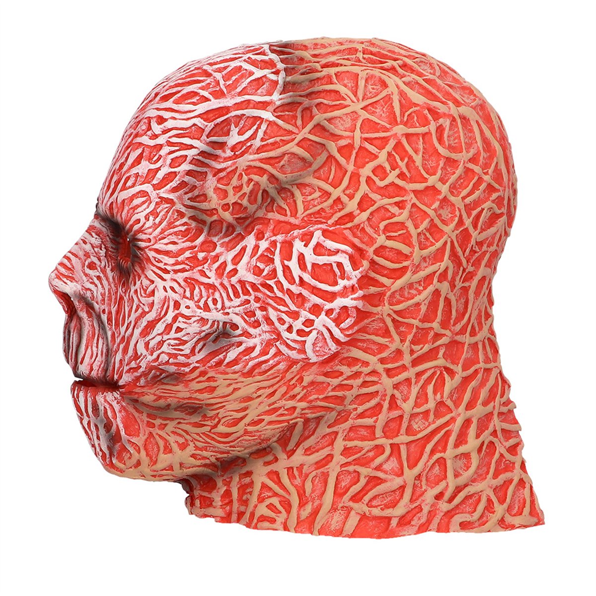 Scream Mask med huva vit och svart 18x31 cm Scream Mask med huva vit och svart 18x31 cm