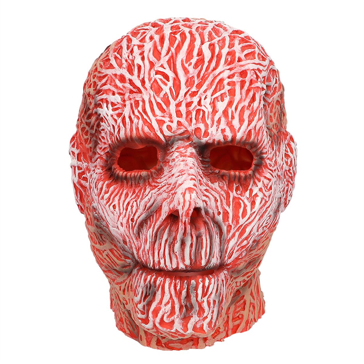 Scream Mask med huva vit och svart 18x31 cm Scream Mask med huva vit och svart 18x31 cm