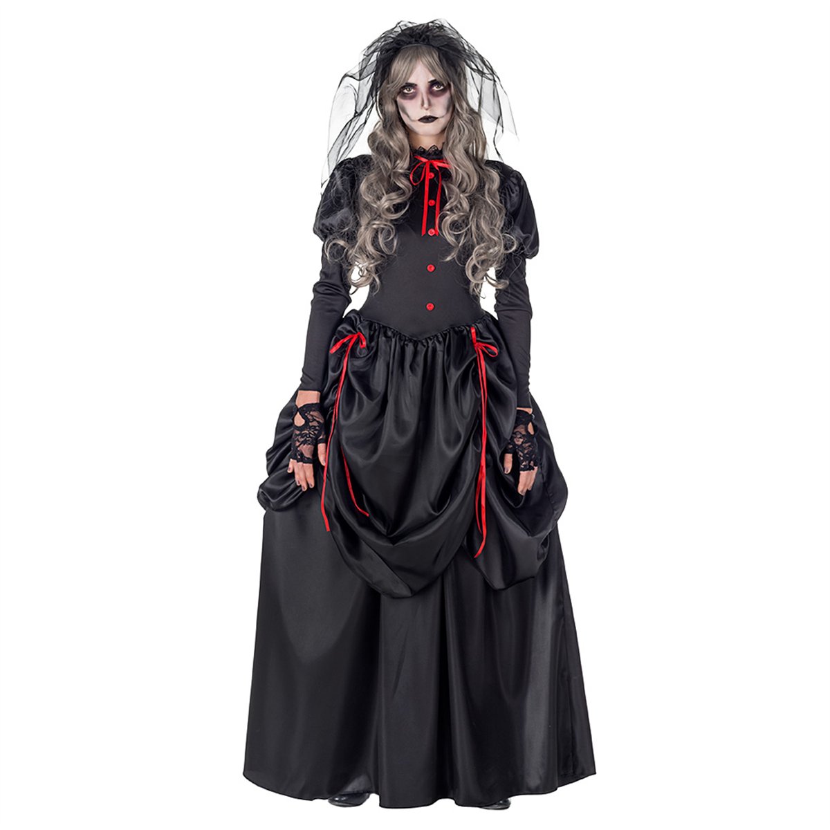 Häxkostym barn svart polyester 116–128 cm Häxkostym barn svart polyester 116–128 cm