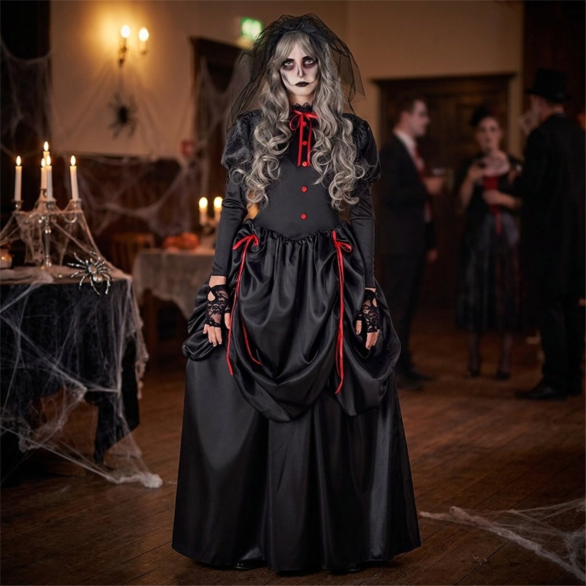Häxkostym barn svart polyester 116–128 cm Häxkostym barn svart polyester 116–128 cm