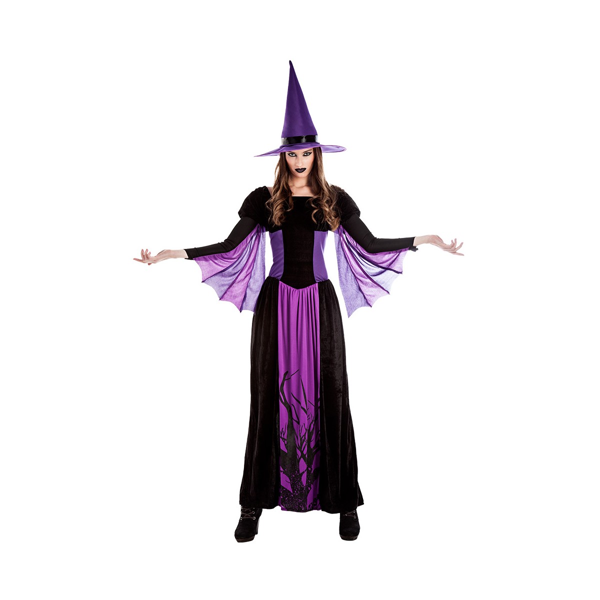 Häxkostym barn svart polyester 116–128 cm Häxkostym barn svart polyester 116–128 cm