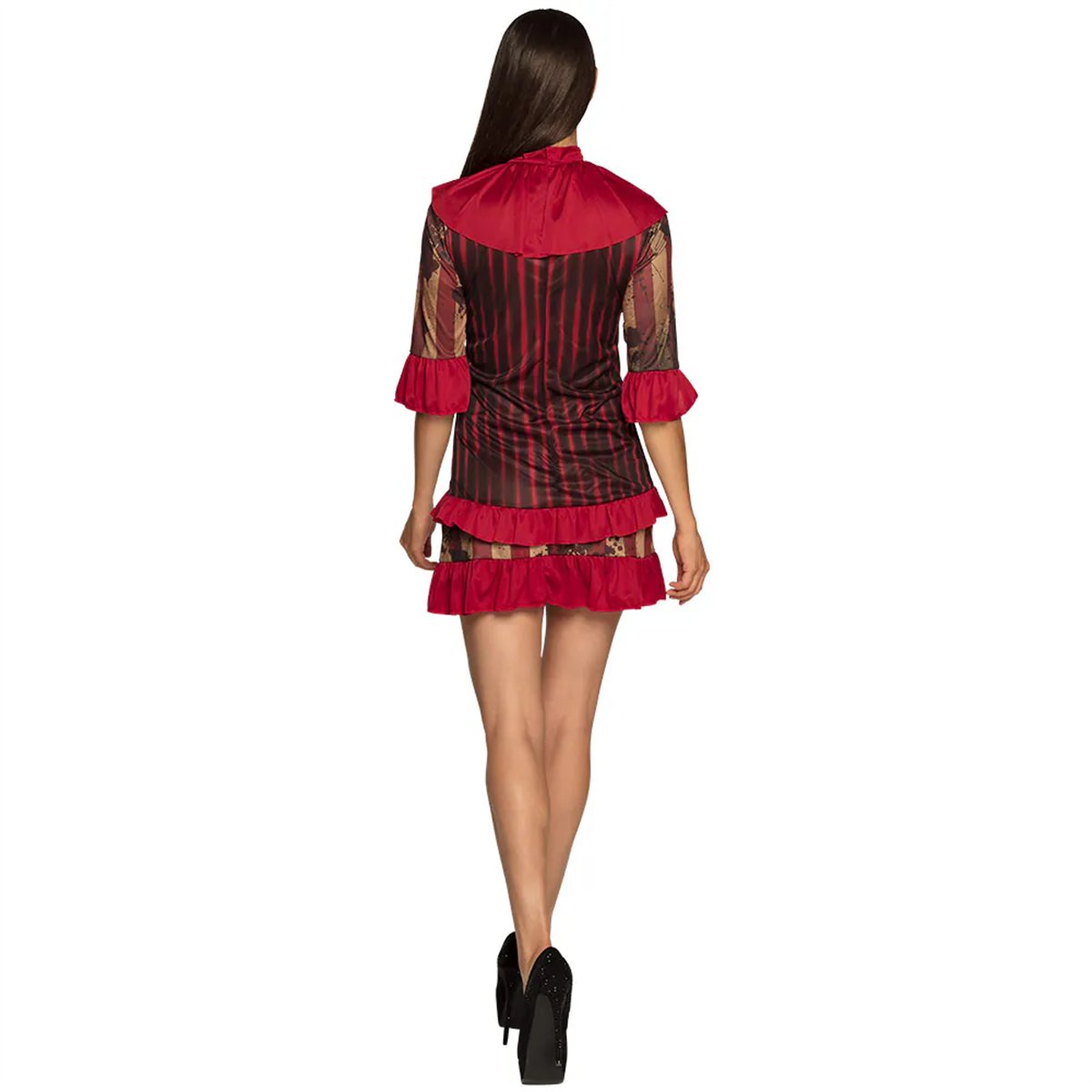 H&auml;xkostym barn svart polyester 116&ndash;128 cm