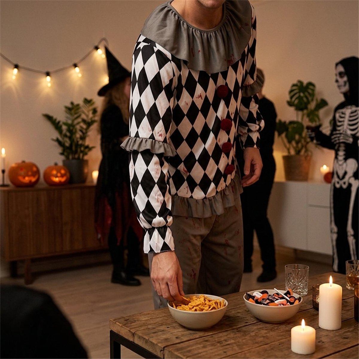 Pr&auml;stkostym Svart L-XL med B&auml;lte Unisex Vuxen