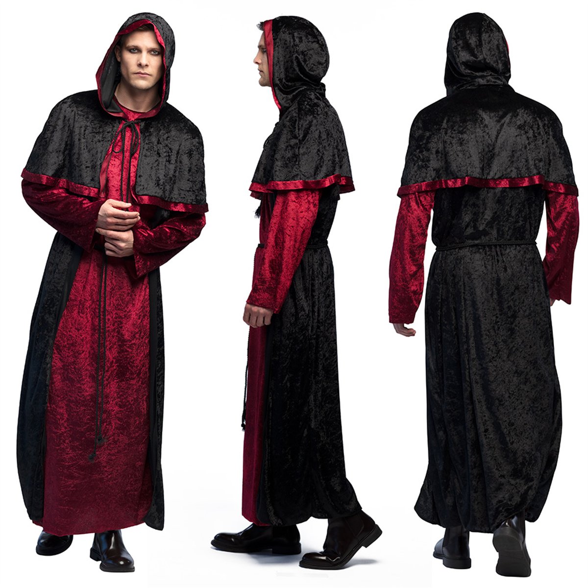Pr&auml;stkostym Svart L-XL med B&auml;lte Unisex Vuxen