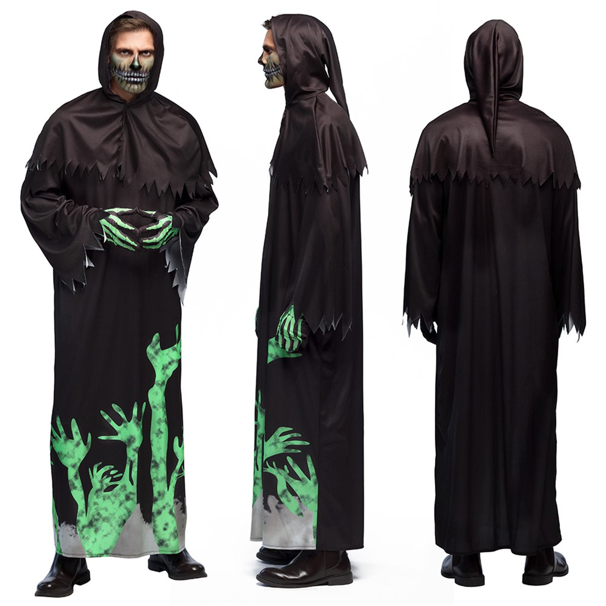 Pr&auml;stkostym Svart L-XL med B&auml;lte Unisex Vuxen