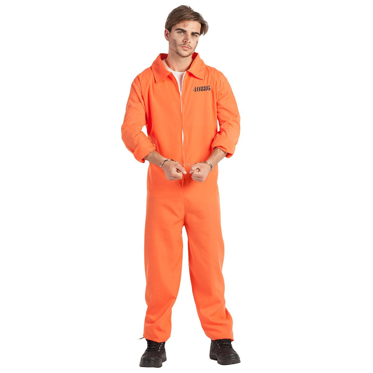 Prästkostym Svart L-XL med Bälte Unisex Vuxen Prästkostym Svart L-XL med Bälte Unisex Vuxen