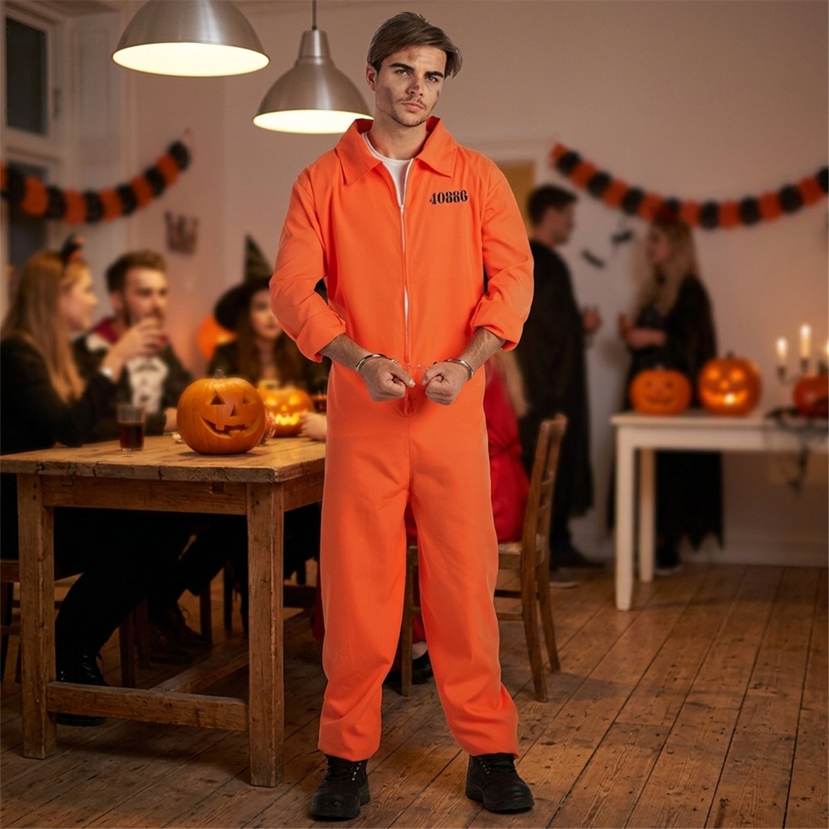 Pr&auml;stkostym Svart L-XL med B&auml;lte Unisex Vuxen