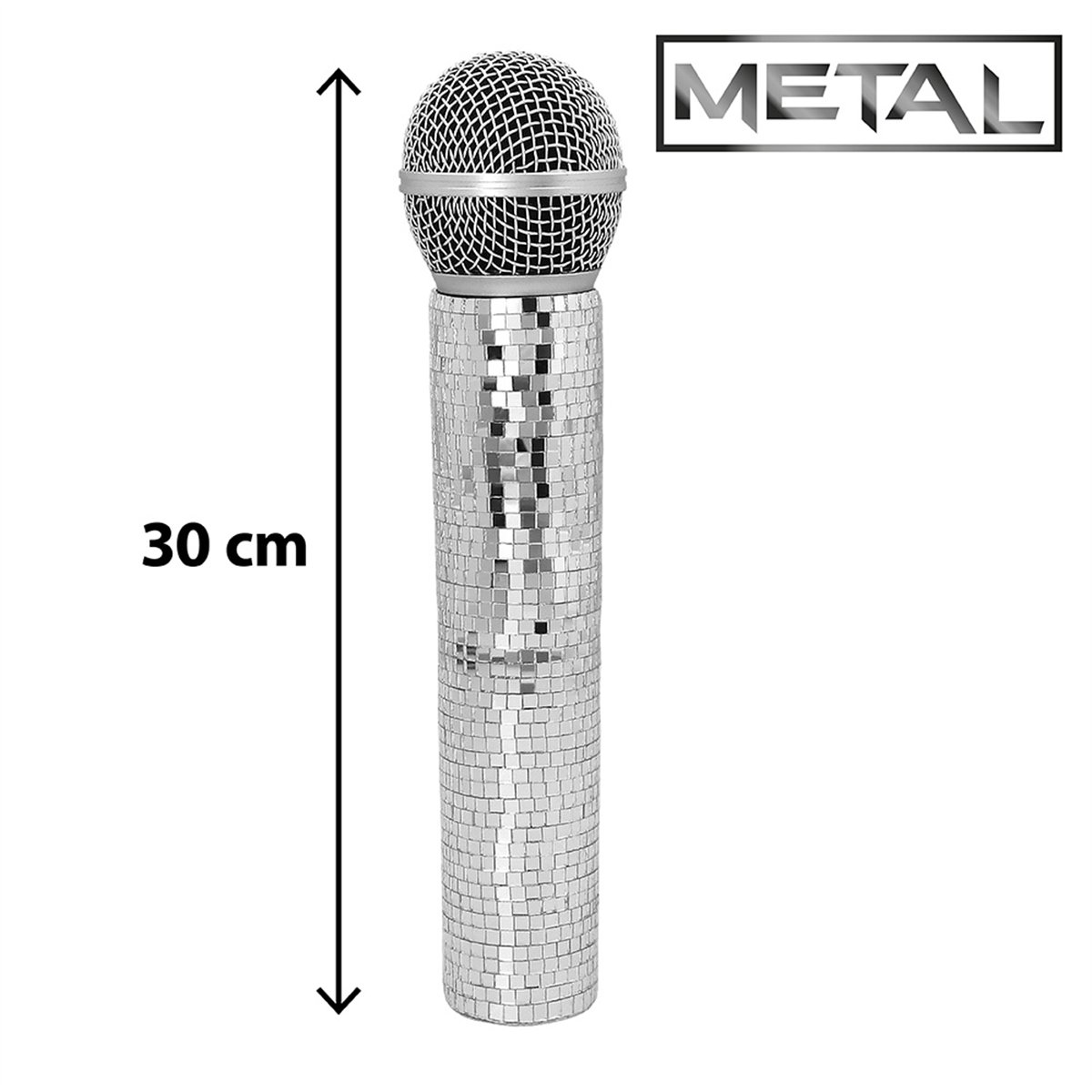 1 st Handbojor r&ouml;d plysch och metall 27,3 cm