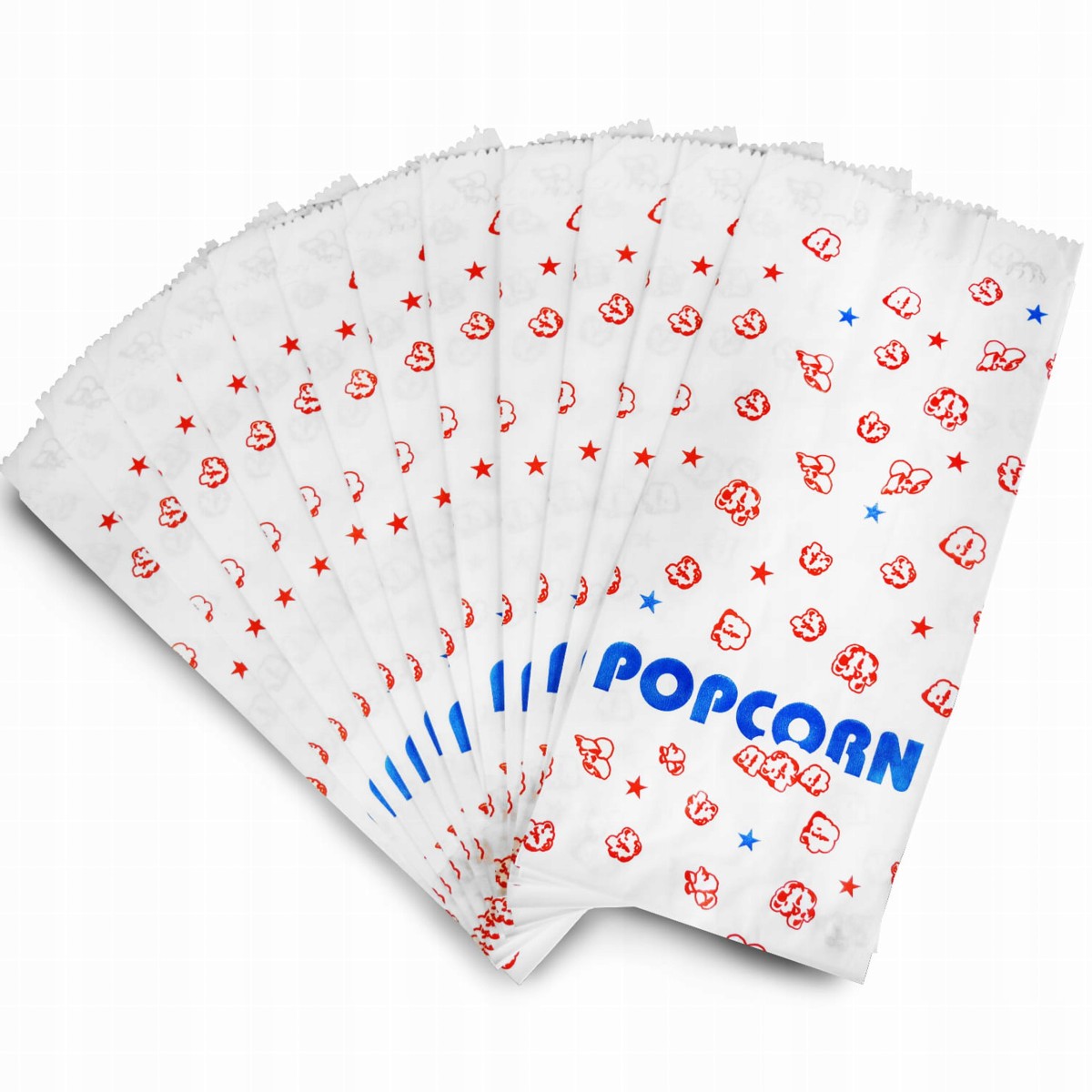 200 st Popcornpåsar vit papper biologiskt nedbrytbara 22 cm 200 st Popcornpåsar vit papper biologiskt nedbrytbara 22 cm