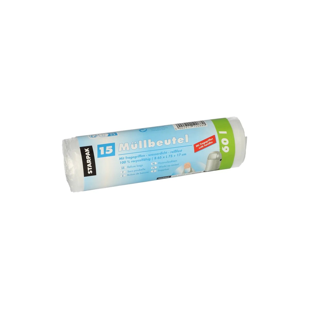 30 st Svarta Sopsäckar 60L LDPE på Rulle 70 micron 30 st Svarta Sopsäckar 60L LDPE på Rulle 70 micron