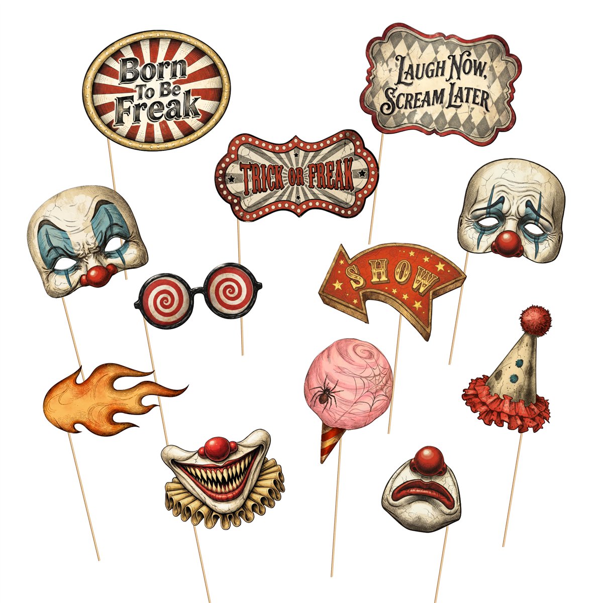 9 st. Cupcake Toppers Bondgårdstema kartong 11 cm 9 st. Cupcake Toppers Bondgårdstema kartong 11 cm