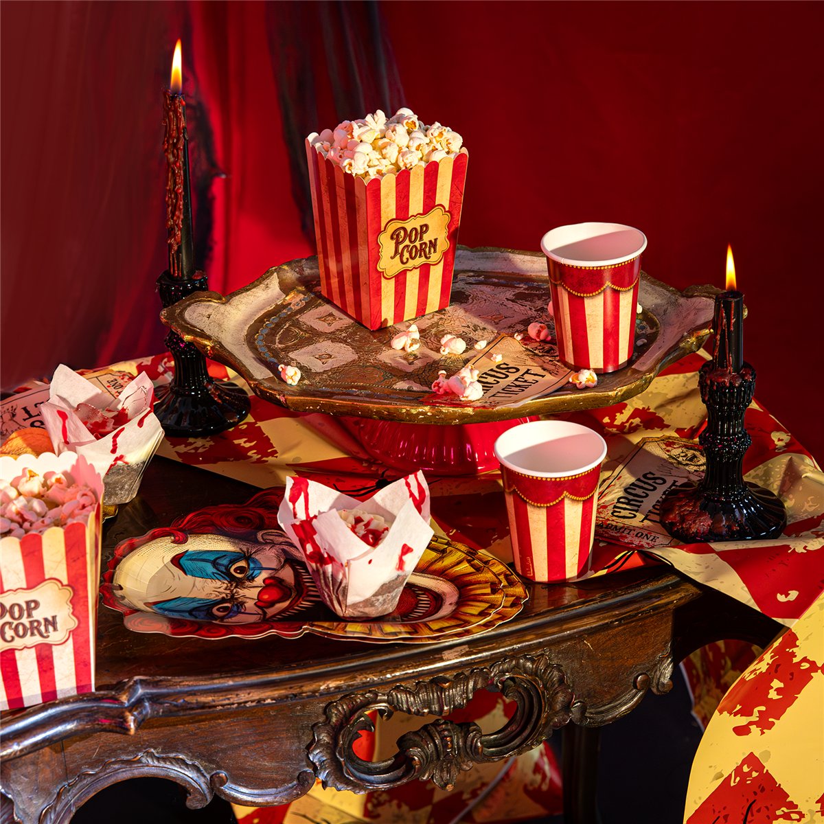 6 st Pappersmuggar Monstertema mix 220 ml