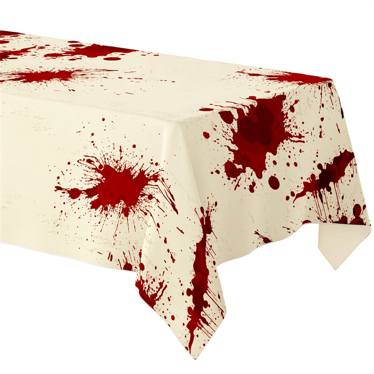 Pappersduk Droppande Blod röd/svart 180x120 cm Pappersduk Droppande Blod röd/svart 180x120 cm