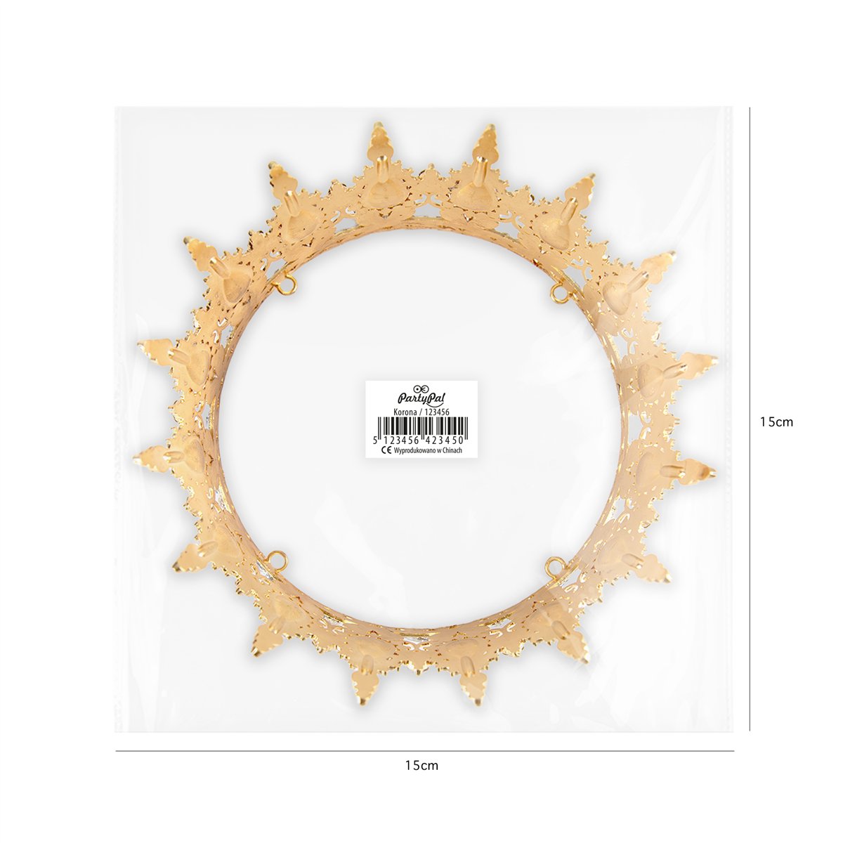 32 st T&aring;rttoppar Kulor vit, gr&ouml;n, mintgr&ouml;n, guld 2&ndash;4 cm