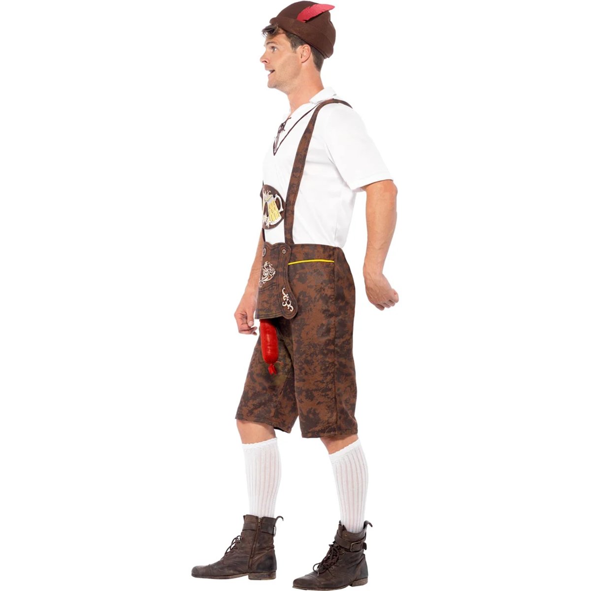 Skelettdr&auml;kt Svart/Vit storlek L Halloween