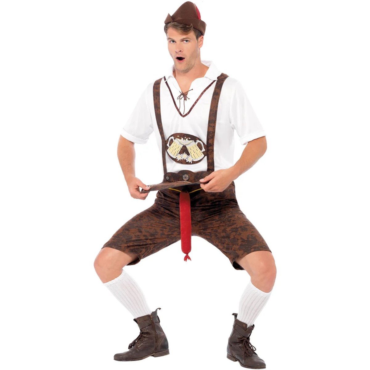 Skelettdr&auml;kt Svart/Vit storlek L Halloween