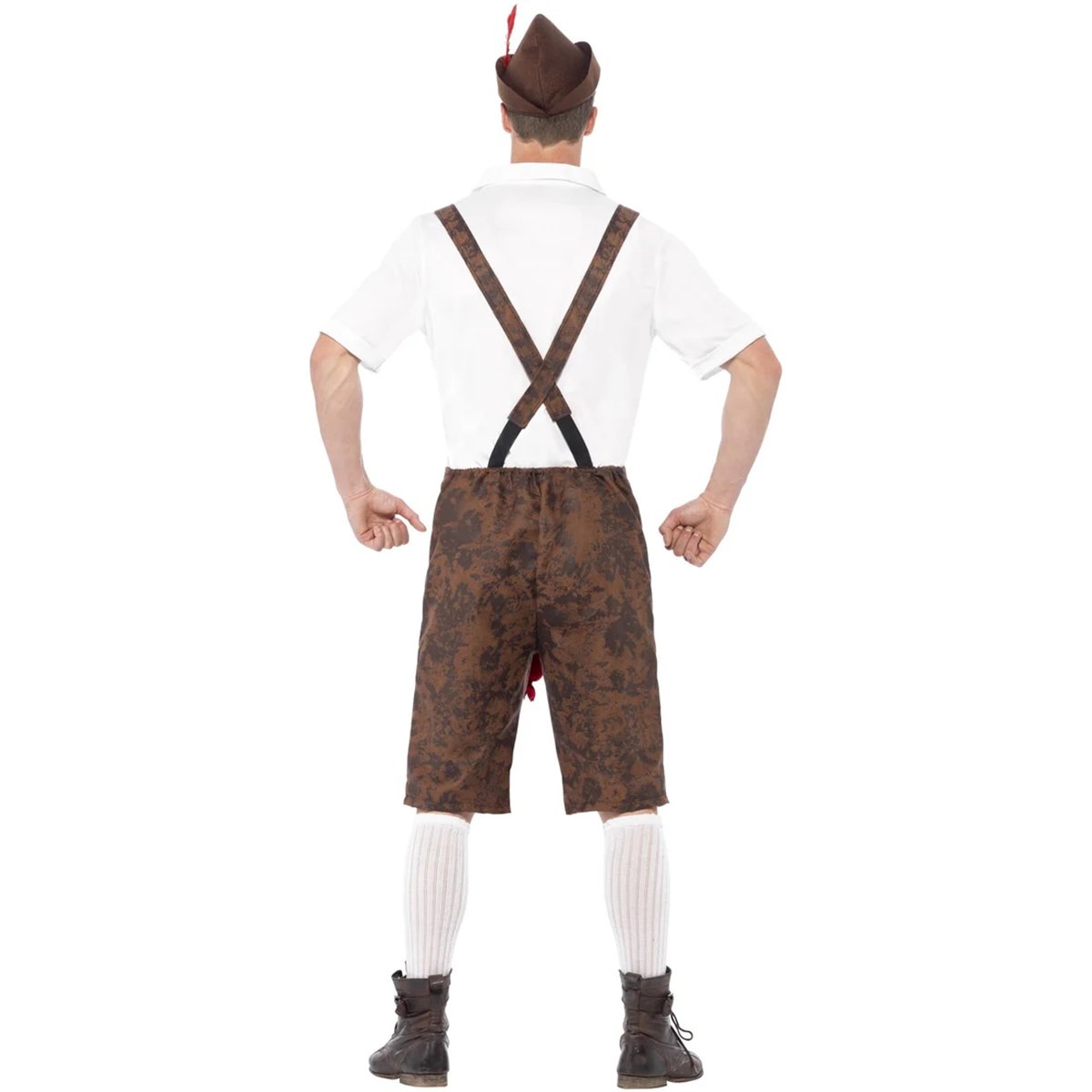 Skelettdr&auml;kt Svart/Vit storlek L Halloween