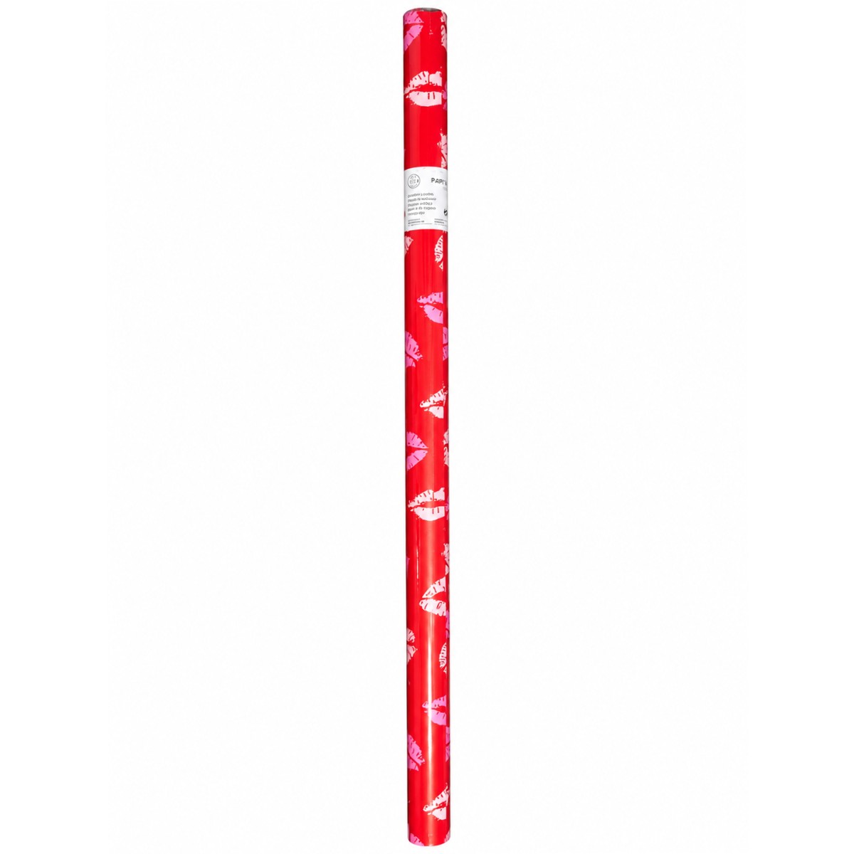 1 rulle Presentpapper rosa och röda ränder 70x200 cm 1 rulle Presentpapper rosa och röda ränder 70x200 cm