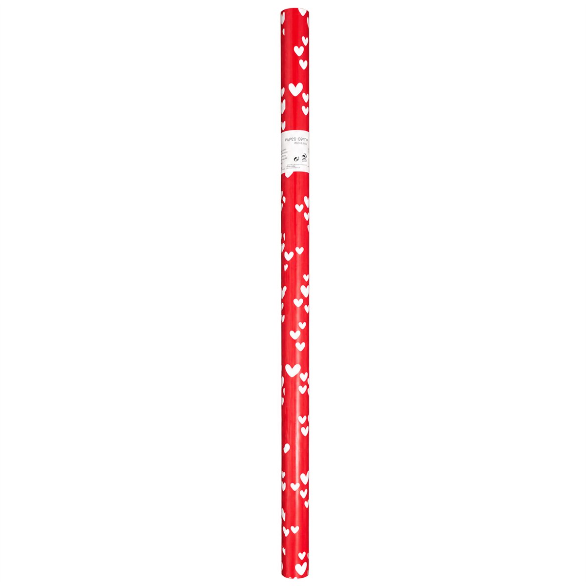 1 rulle Presentpapper rosa och röda ränder 70x200 cm 1 rulle Presentpapper rosa och röda ränder 70x200 cm