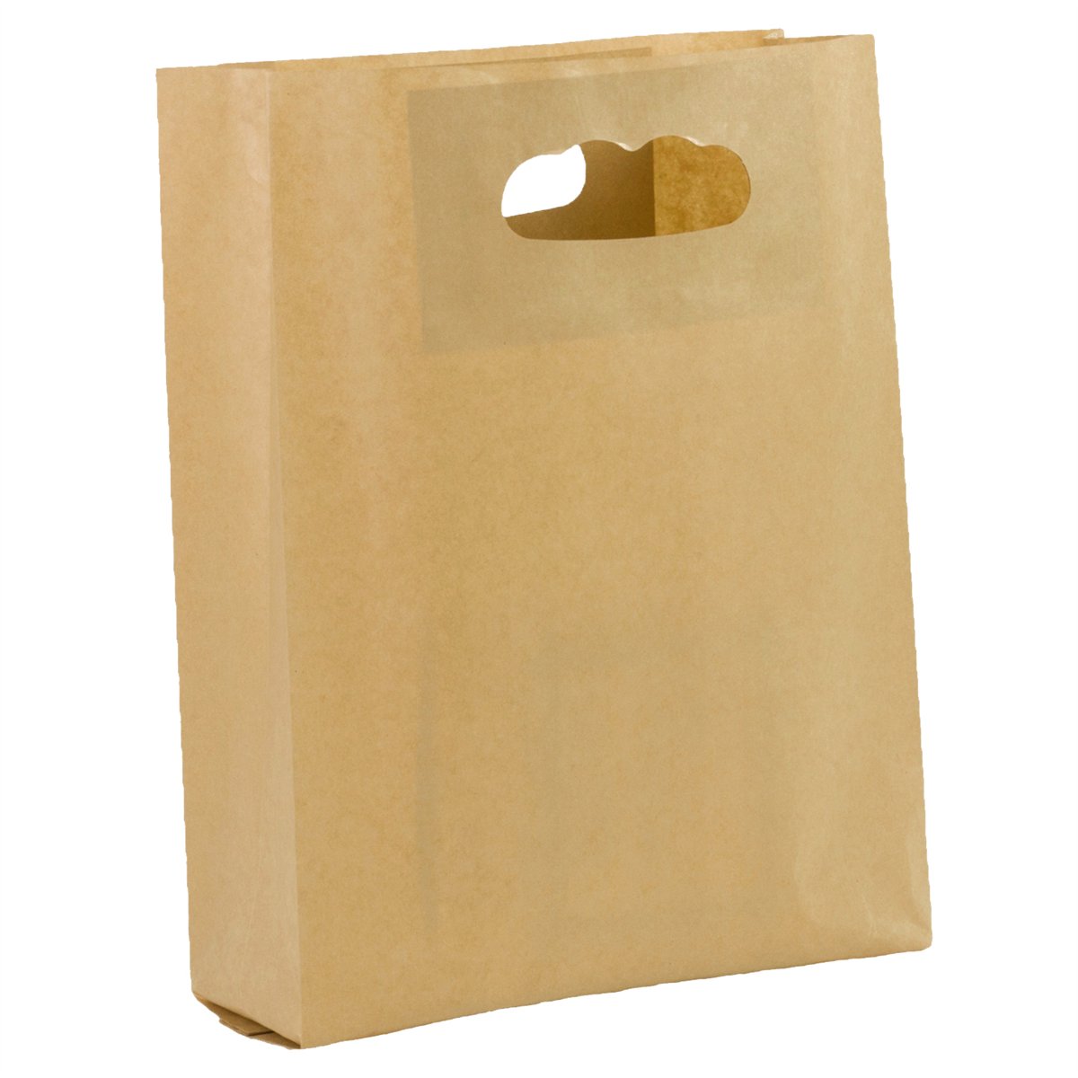 500 st. Papperskassar med Handtag Brun 15x6,5x27 cm 500 st. Papperskassar med Handtag Brun 15x6,5x27 cm