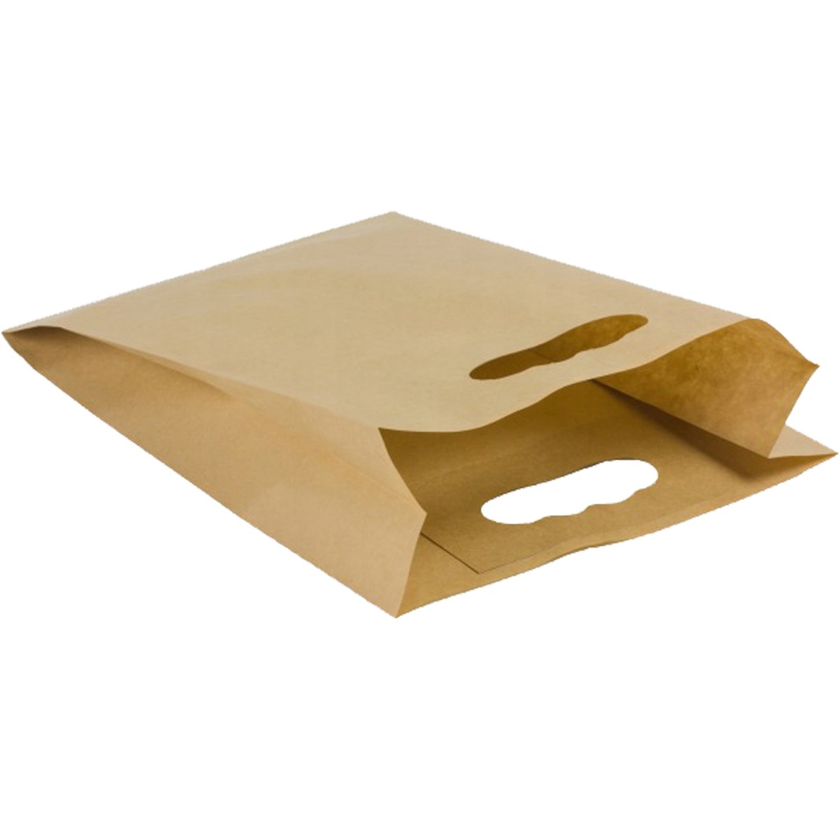 500 st. Papperskassar med Handtag Brun 15x6,5x27 cm 500 st. Papperskassar med Handtag Brun 15x6,5x27 cm