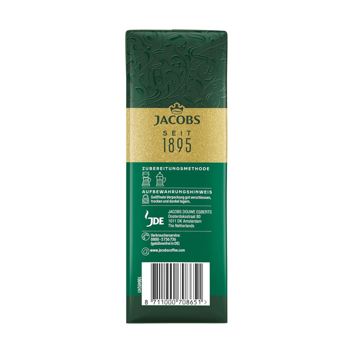 Jacobs Malet Kaffe Arabica & Robusta 500 g Jacobs Malet Kaffe Arabica & Robusta 500 g