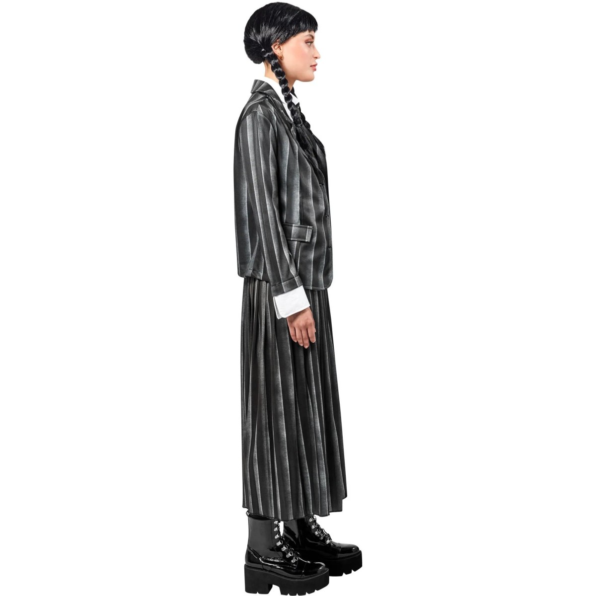 H&auml;xkappa Svart Sammet med Huva 120 cm