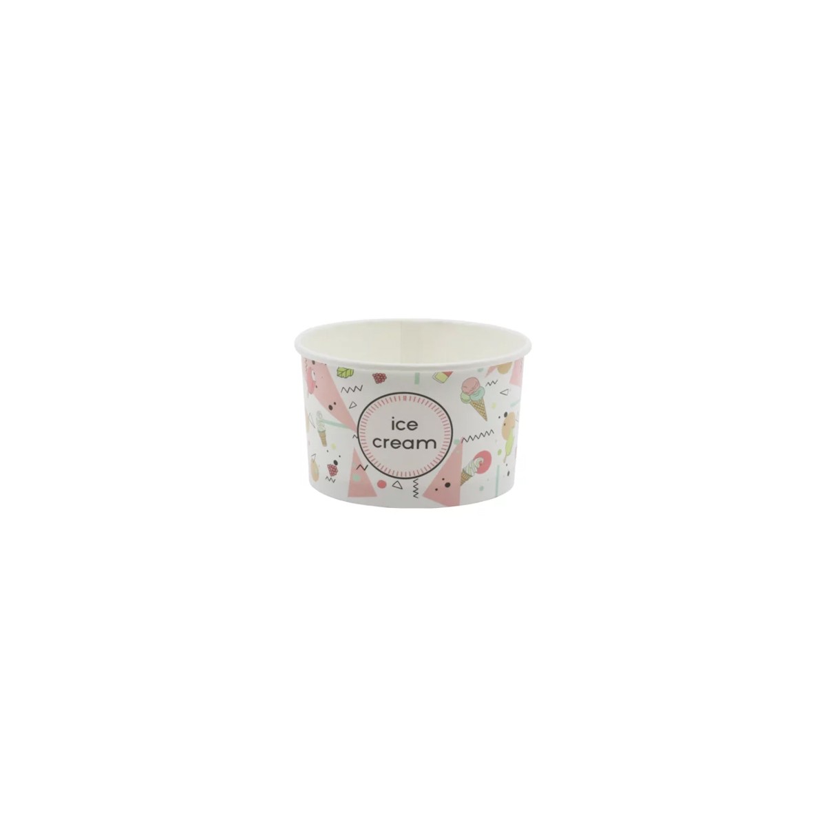 25 st Glassbägare färgglada mönster papp 160 ml 25 st Glassbägare färgglada mönster papp 160 ml