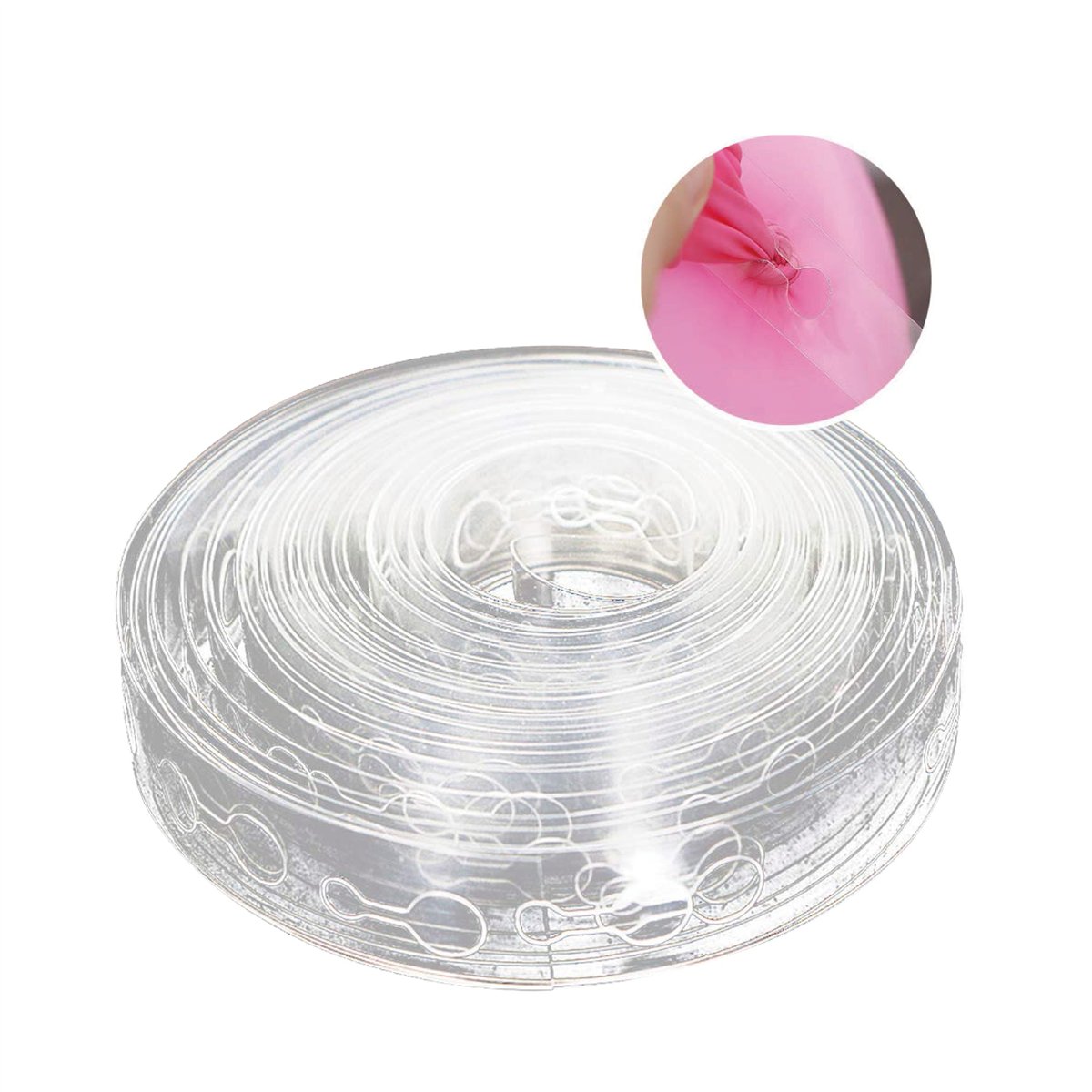 1 st Ballonggirlangband Transparent PP 5 meter 14 mm 1 st Ballonggirlangband Transparent PP 5 meter 14 mm
