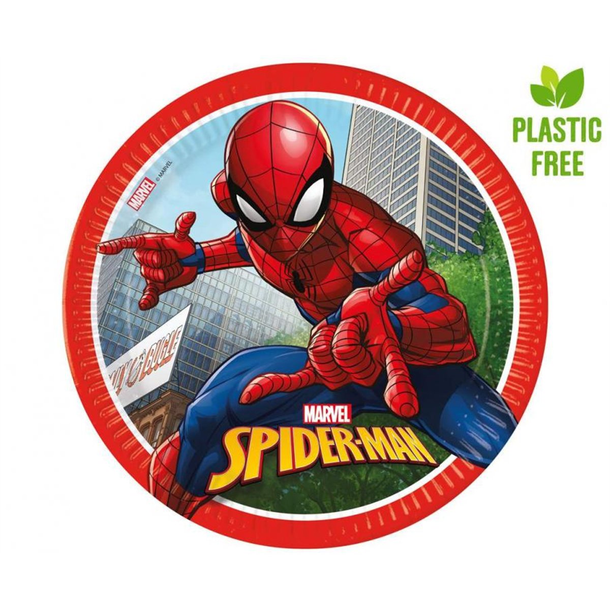 8 st. Spider-Man® Papperstallrikar röd/blå 23 cm 8 st. Spider-Man® Papperstallrikar röd/blå 23 cm