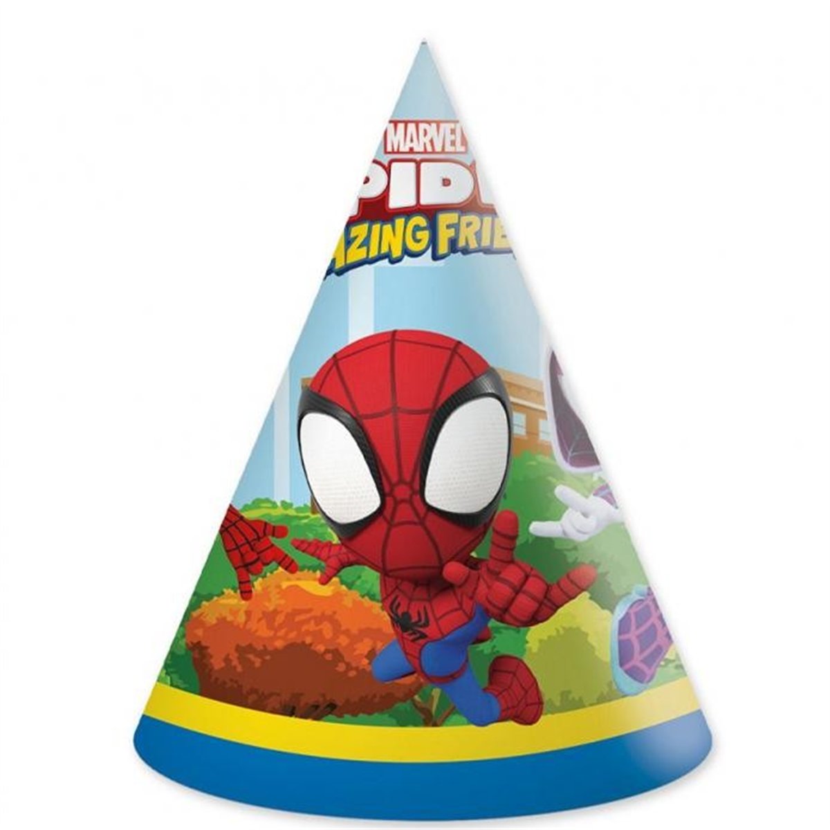 6 st. Festhattar Spider-Man® papper one-size 15 cm 6 st. Festhattar Spider-Man® papper one-size 15 cm