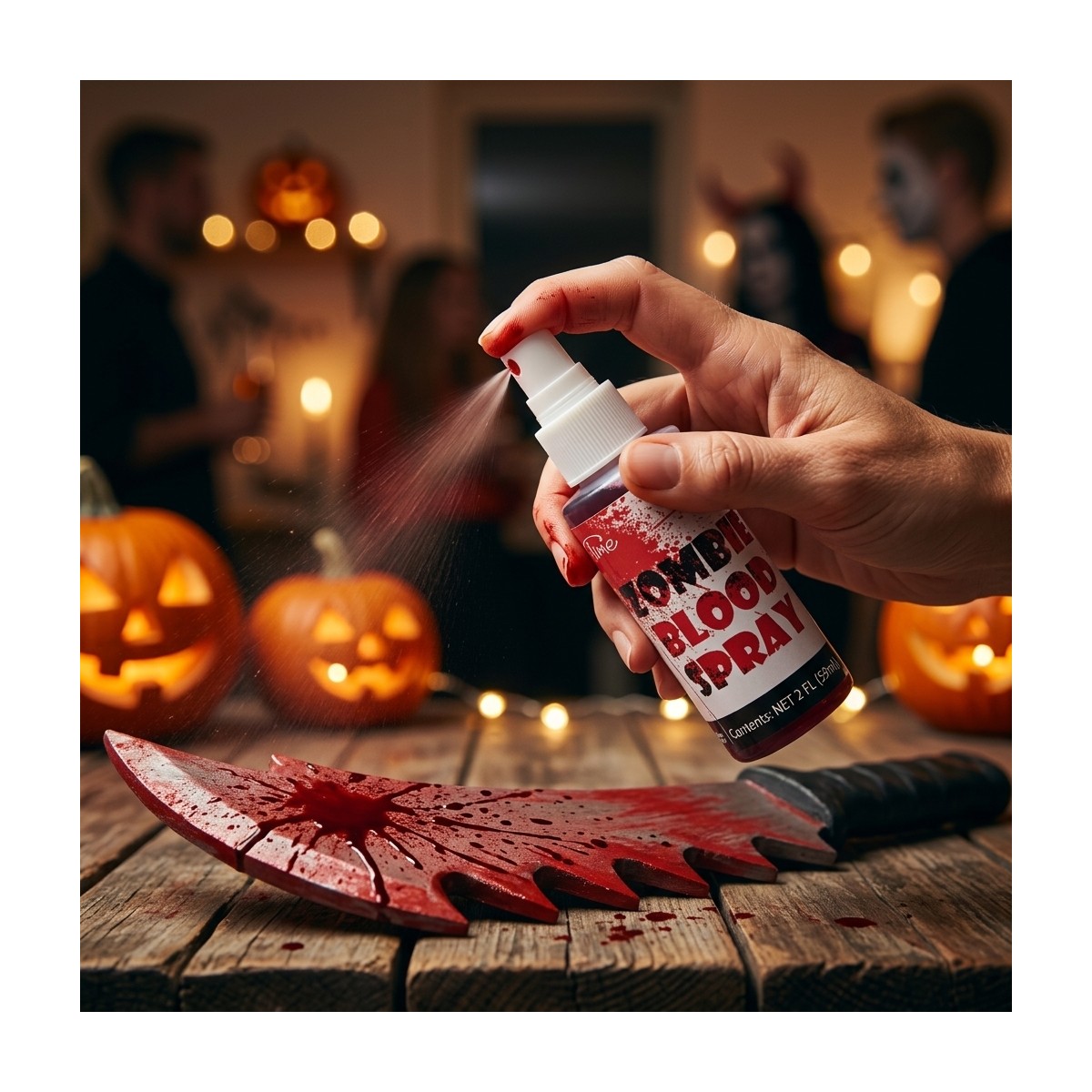 Zombie Blodspray röd 59 ml – realistisk skräckeffekt Zombie Blodspray röd 59 ml – realistisk skräckeffekt