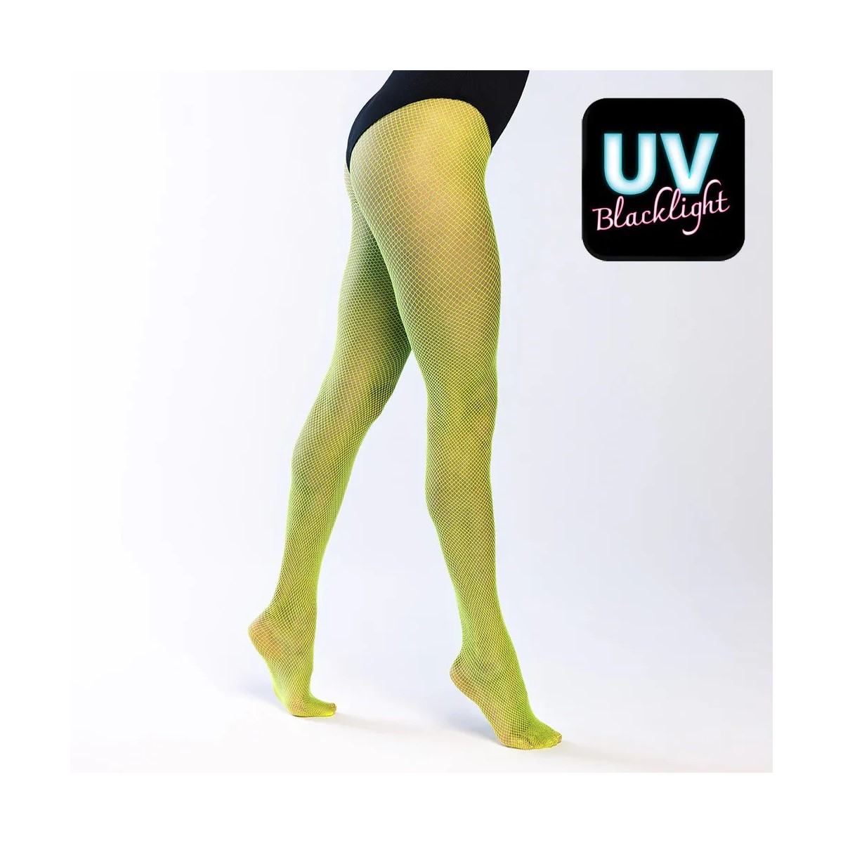 Nätstrumpbyxor Neonrosa UV-effekt 60 denier Nätstrumpbyxor Neonrosa UV-effekt 60 denier