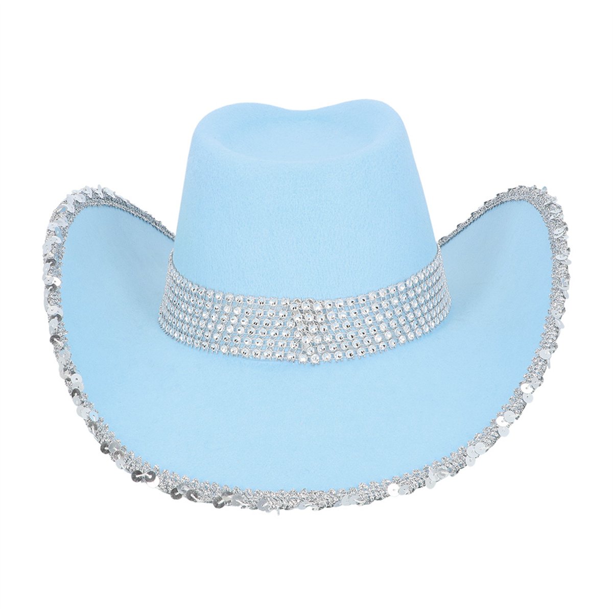Cowboyhatt Rosa med Paljetter stl 59 Cowboyhatt Rosa med Paljetter stl 59