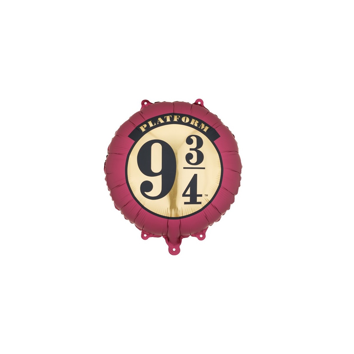 Foil balloon Harry Potter Platform 9 3/4, 35 cm, burgundy-beige Foil balloon Harry Potter Platform 9 3/4, 35 cm, burgundy-beige