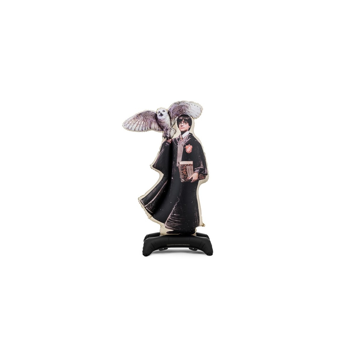 Standing foil balloon Harry Potter with Hedwig, 90x145 cm, black Standing foil balloon Harry Potter with Hedwig, 90x145 cm, black