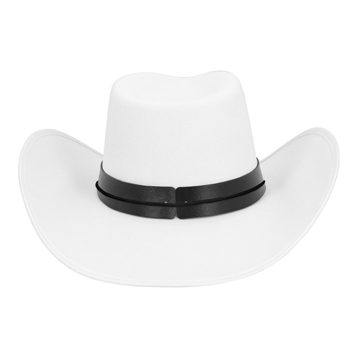 Cowboyhatt Silver Metallic med Hakrem &ndash; Westernfason