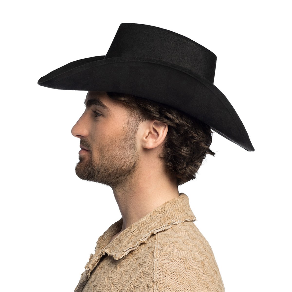 Cowboyhatt Silver Metallic med Hakrem &ndash; Westernfason