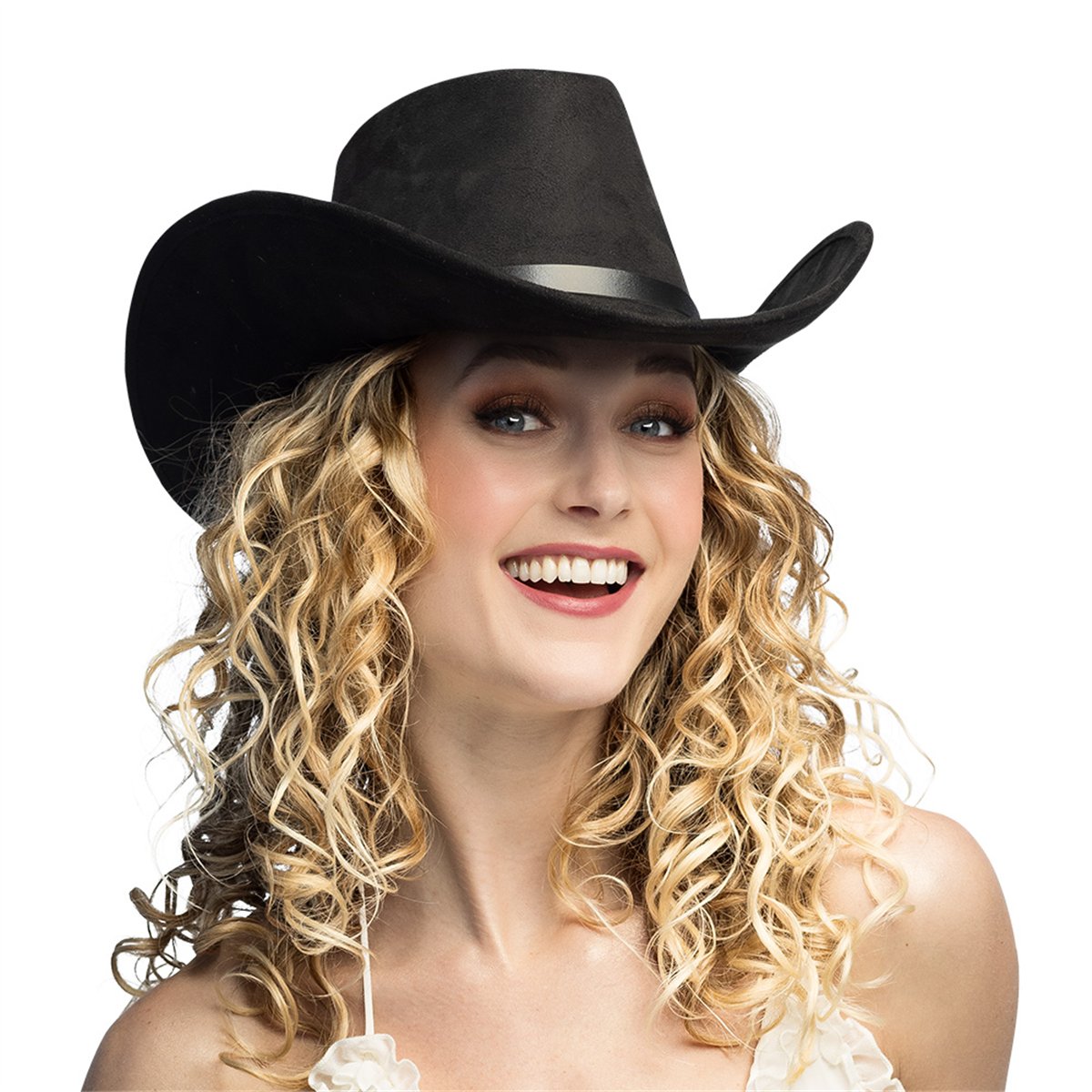 Cowboyhatt Silver Metallic med Hakrem &ndash; Westernfason