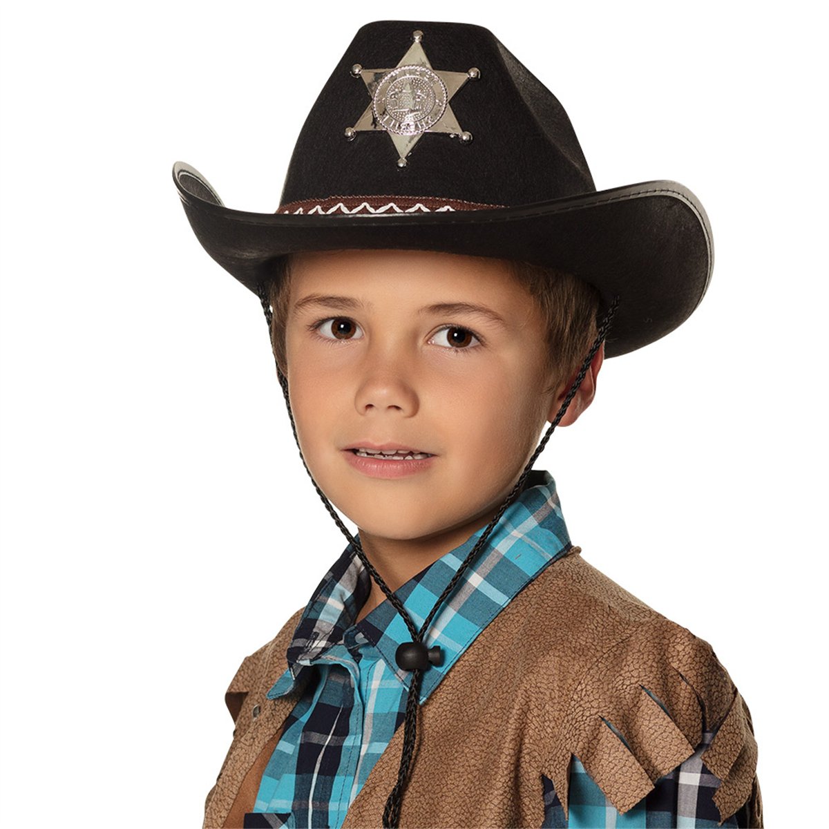 Rosa Cowboyhatt med Hakrem – Storlek 59 Rosa Cowboyhatt med Hakrem – Storlek 59