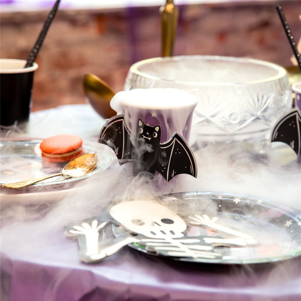 6 st. Pappmuggar med monstertema mix 220 ml