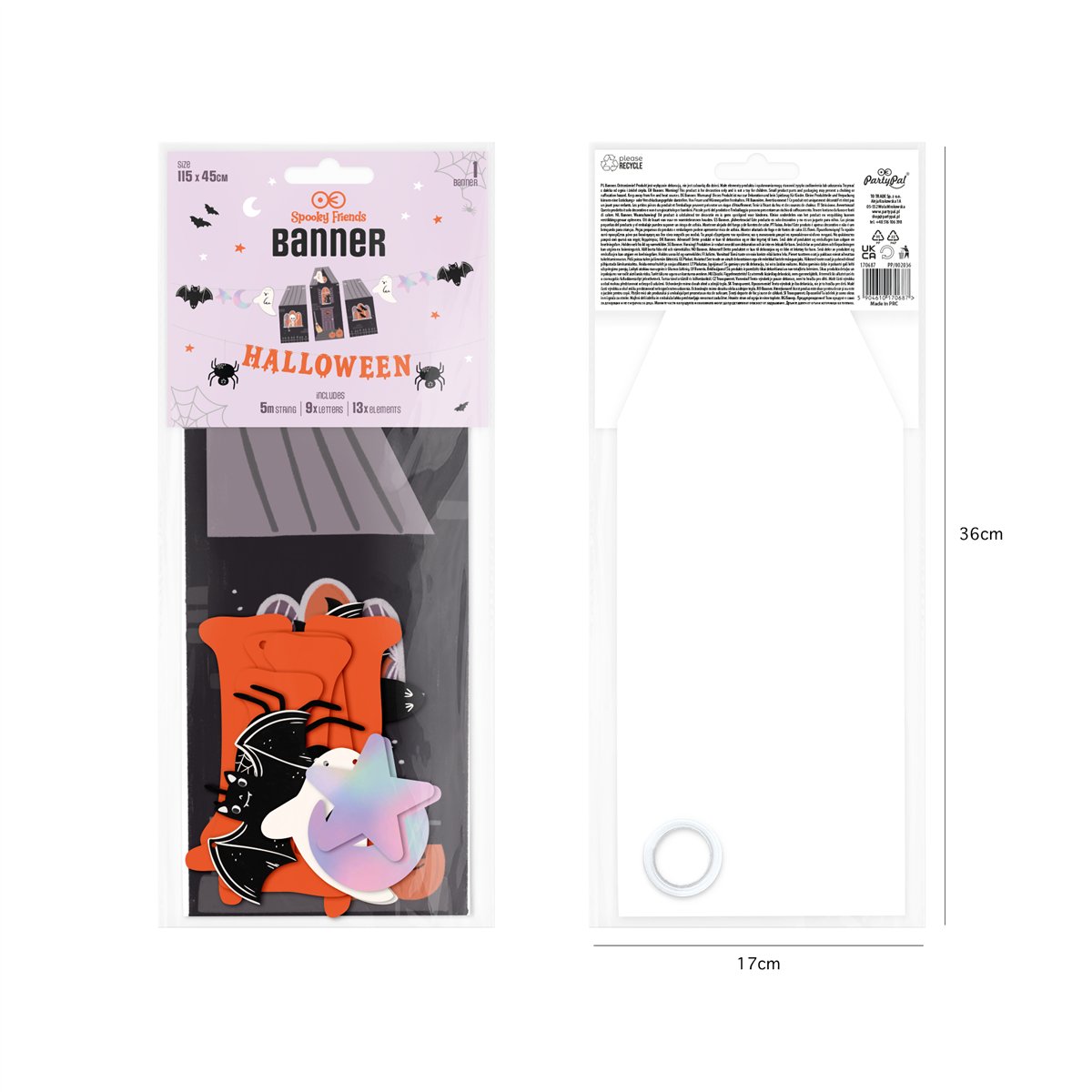 Halloween-banner Röd med Klöver och Bloddripp 120 cm Halloween-banner Röd med Klöver och Bloddripp 120 cm