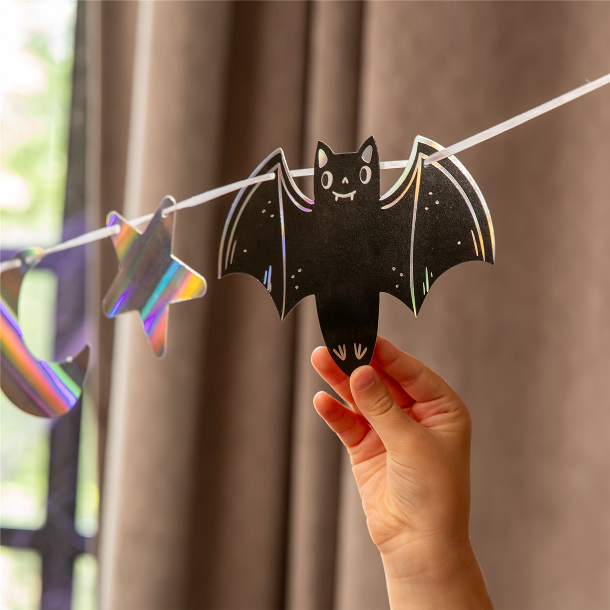 Halloween-banner Röd med Klöver och Bloddripp 120 cm Halloween-banner Röd med Klöver och Bloddripp 120 cm